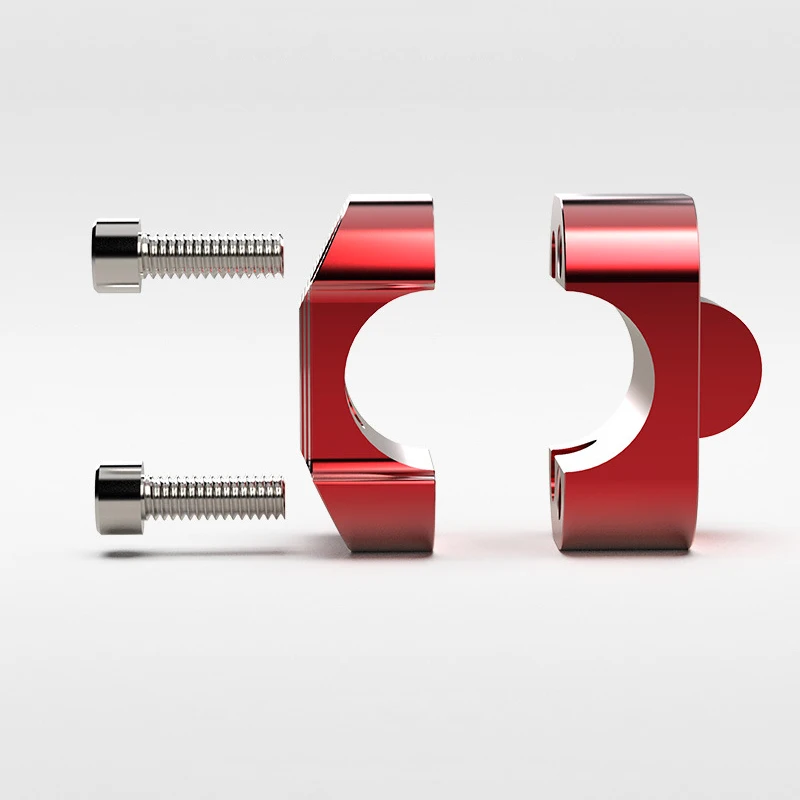 2 шт. CNC 28 мм алюминиевый сплав для внедорожника мотоцикла зажимы руля переходник