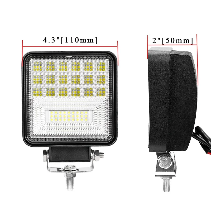 CREK 5 &quotдюймов 12V 24V для грузовиков светодиодный рабочий светильник трактор лампа