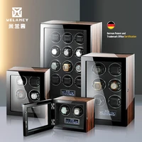 luxury automatic watch winder 2 4 6 9 12 24 watches with mabuchi motor lcd touch screen and remote control watch storage box