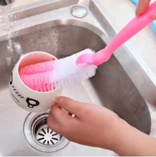 Многофункциональная щетка с длинной ручкой для чашки в горшке чая термос