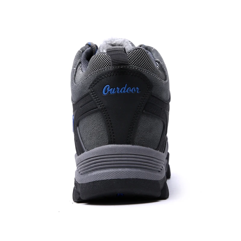 2019 г. Зимние теплые мужские ботинки на меху зимние ботильоны повседневная