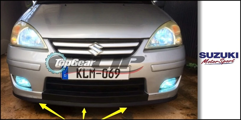 Дефлектор губ бампера для Suzuki Aerio/Liana передняя юбка спойлера фанатов TopGear