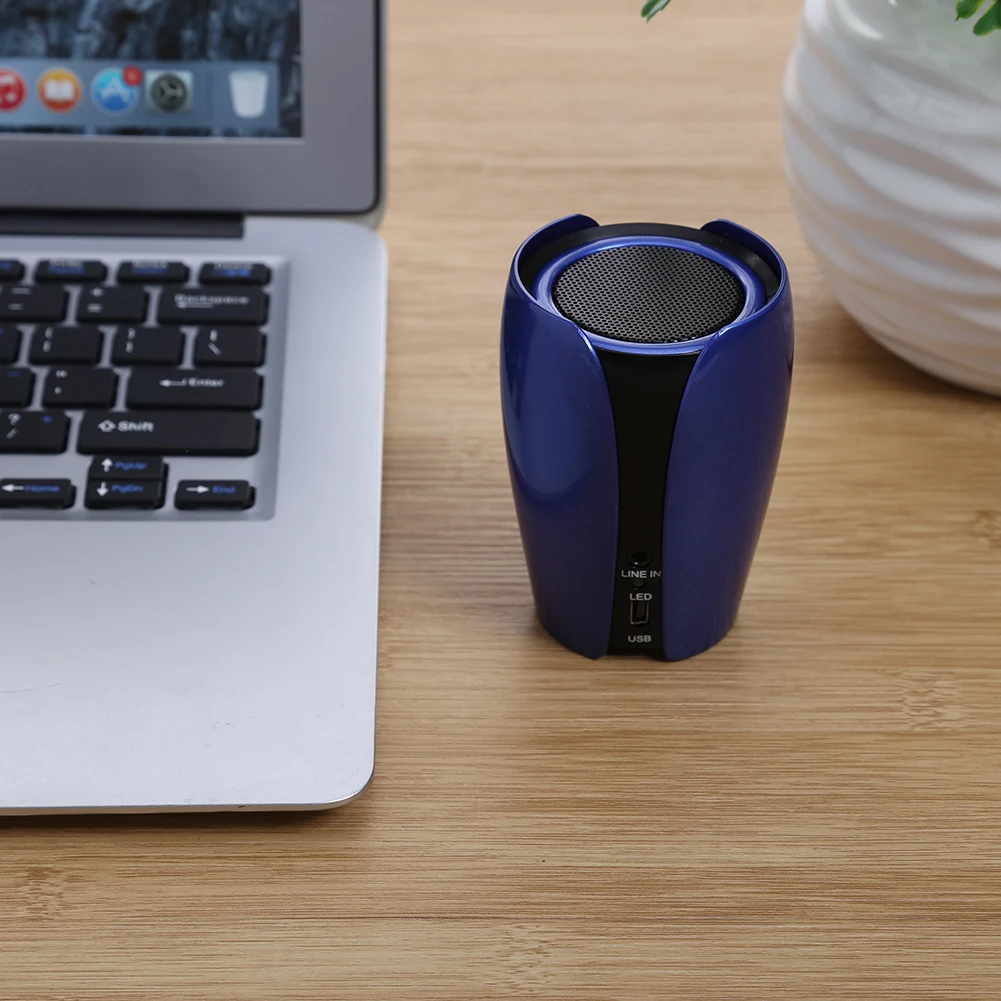 Мини беспроводной Bluetooth динамик с тюльпаном форма Y/U Тип Латунь спикер Вилки