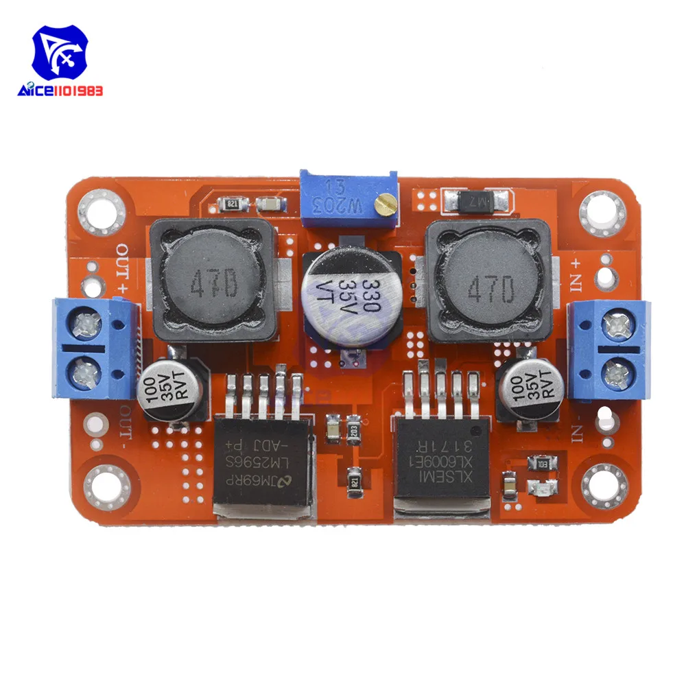Diymore XL6009 DC 1 25 V 26V to 3 5 28V 3A понижающий повышающий преобразователь модуль питания