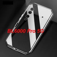 for blackview bl6000 pro 5g case silicon cover soft tpu matte telefone protector black shell bl6000 glass back cover bumper capa