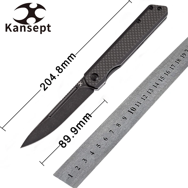 Kansepprickle K1012A3 карманный нож 3 53 ''S35VN лезвие рукоятка из углеродного волокна