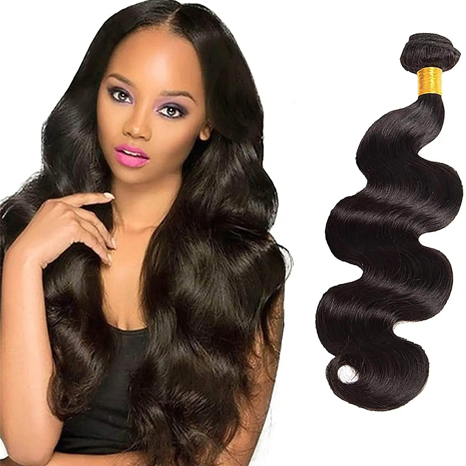 

Brazilian Hair Body Wave With Closure Human Hair Bundles With Closure Lace Closure Remy Human Hair Extension Styling Supplies