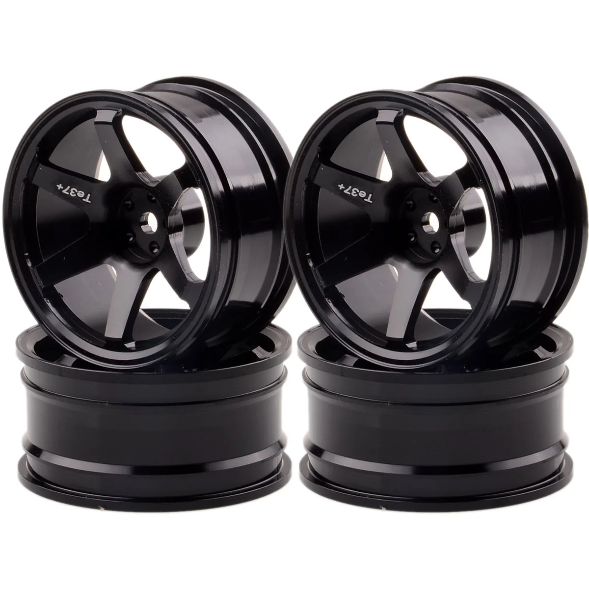 Колесный обод 4P АЛЮМИНИЕВЫЙ на 6 спиц для RC 1/10 On Road 1052 Drift Sakura HSP Tamiya|6 spoke rims|rc rimsaluminum