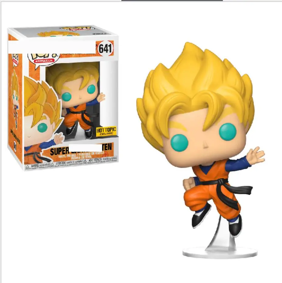 FUNKO Pop Dragon Ball Супер порунга Саян Гоку Вегета коллекция кукол игрушки виниловая