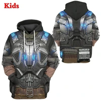 game armor 3d printed hoodies kids pullover sweatshirt tracksuit jacket t shirts boy girl cosplay apparel 10