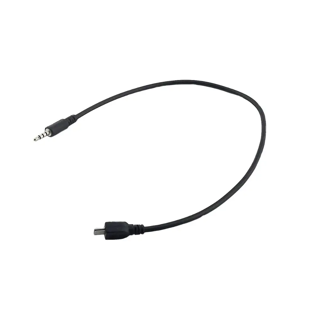 5 шт. 3 мм 4 полюсный стерео штекер на Micro USB автомобильный разъем AUX Out кабель для