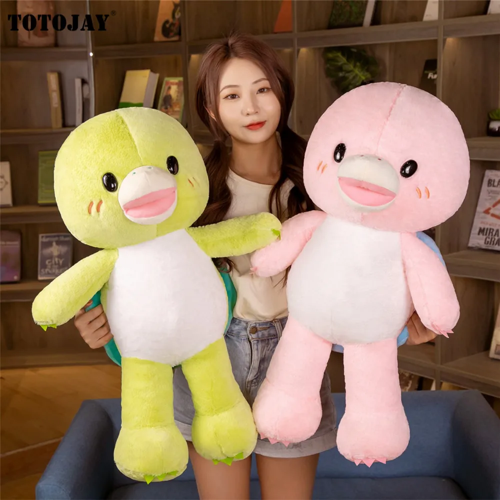 

Lovely Tortoise Plush Toy Kawaii Animal Dolls Stuffed Soft Animal Standing Sea Turtle Pillow Birthday Gifts for Children Girl