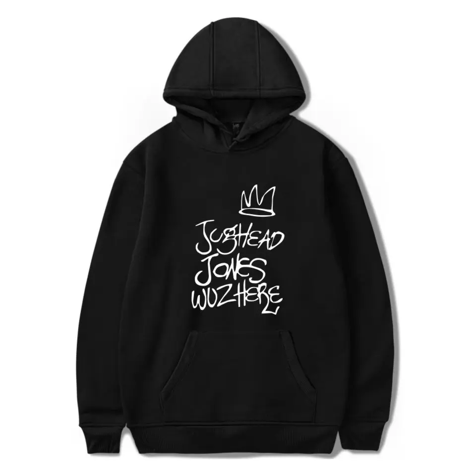 

Женская толстовка Kpop Riverdale Jughead Jones Wuz Here, худи с капюшоном, пуловеры, уличная одежда в стиле Харадзюку