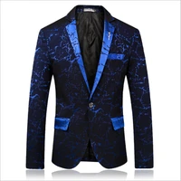 simple solid color mens single breasted slim fit large size blazer british style business banquet formal wear