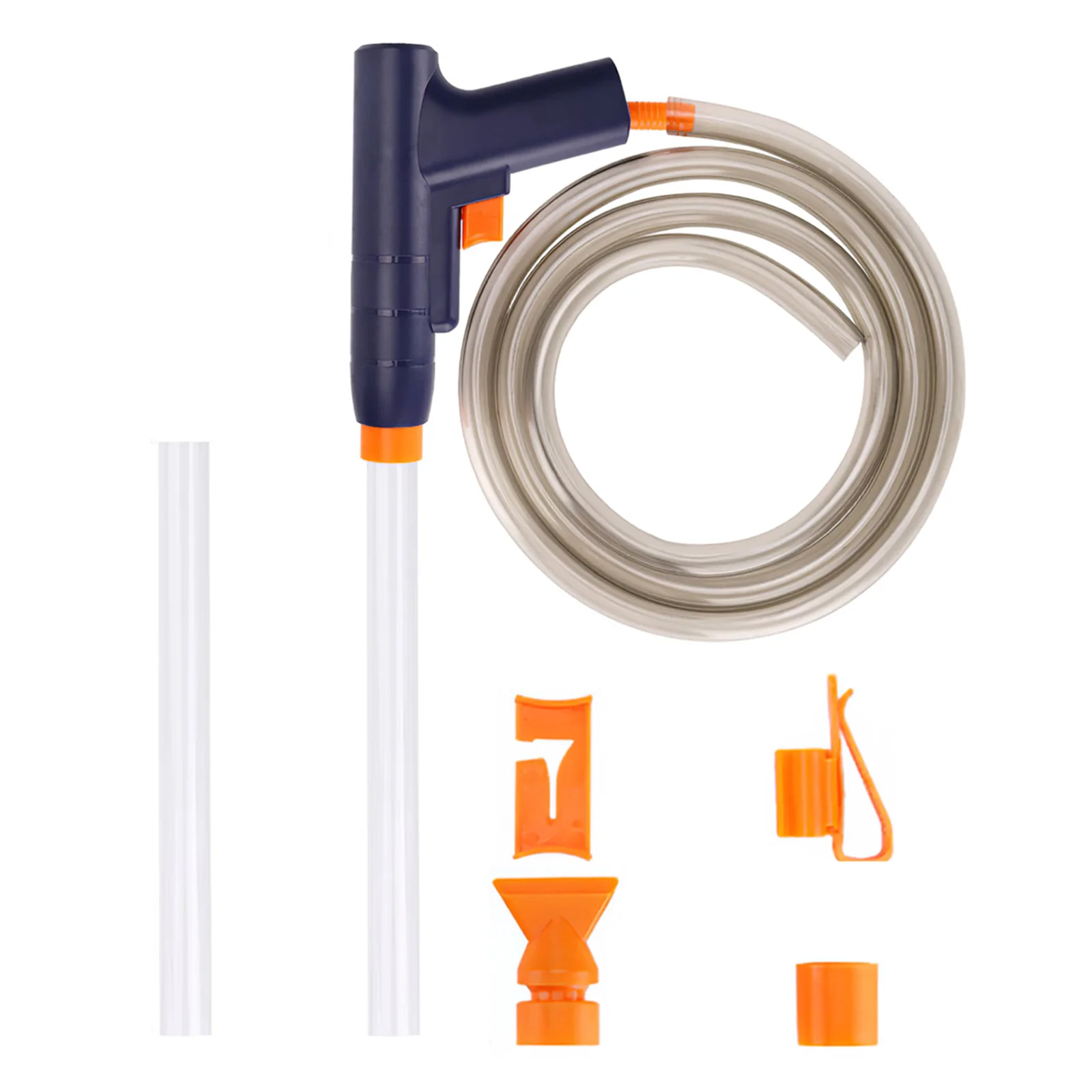 

Multifunction Aquarium Gravel Cleaner Professional Aquarium Siphon Vacuum Cleaner Quick Fish Tank Water Changer with Filter Net