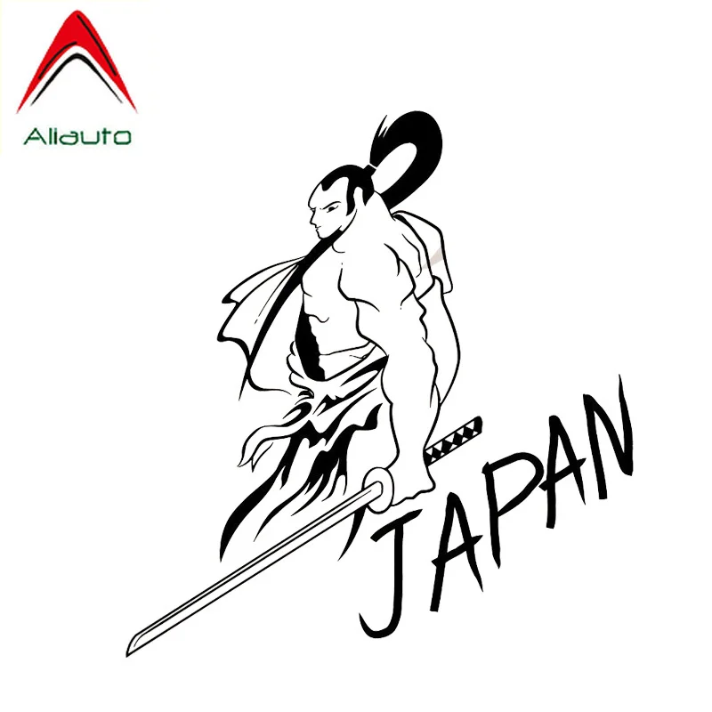 

Aliauto Cool Car Sticker Fashion Japan Samurai Warrior Soldier Motorcycles Decoration Personality Sunscreen Decals PVC,14cm*13cm