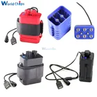 46x18650 литиевый аккумулятор зарядное устройство светодиодный индикатор водонепроницаемый безопасный велосипедная аккумуляторная батарея чехол держатель для велосипедного фонаря