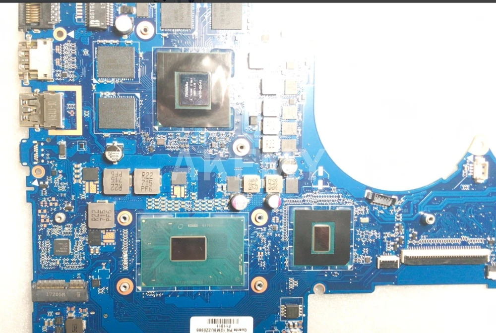 Материнская плата Akemy для ноутбука HP Pavilion 15-CB DAG75AMBAD0 926304-601 926304-501 I7 7700HQ GPU GTX1050 2 ГБ DDR5