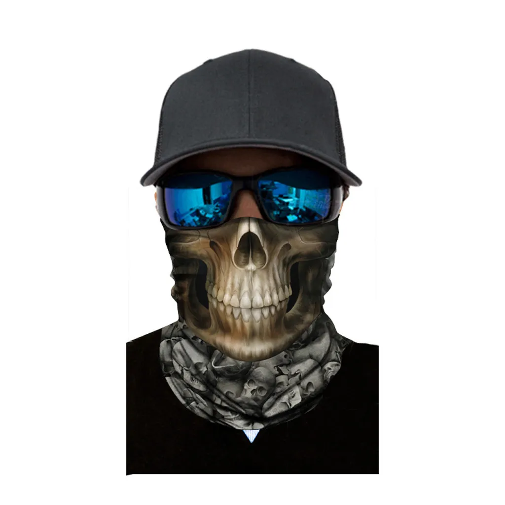 3D Washable Cycling Biker Scarf Wind Face Mask Breathing Reusable Anti Dust Cotton Mouth Fashion Black | Спорт и развлечения