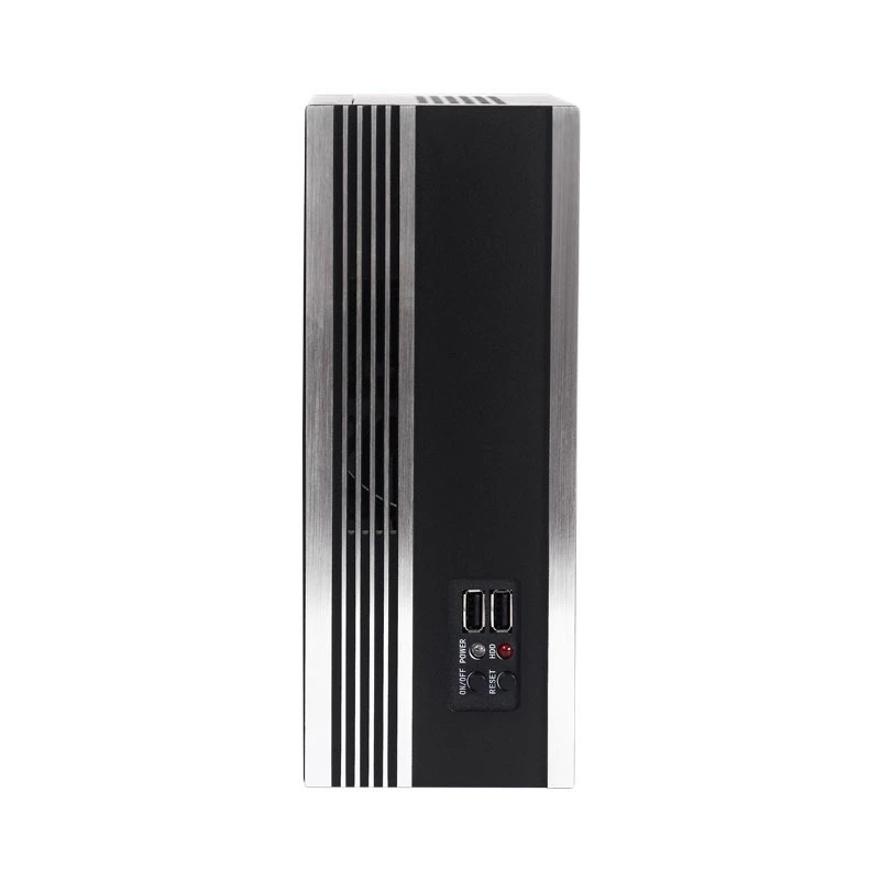 ITX-chasis peque&ntilde;o de Control Industrial, compatible con placa base MINI-ITX, 170x170mm, 1 ranura recta PCI de media altura/2 puertos COM-1