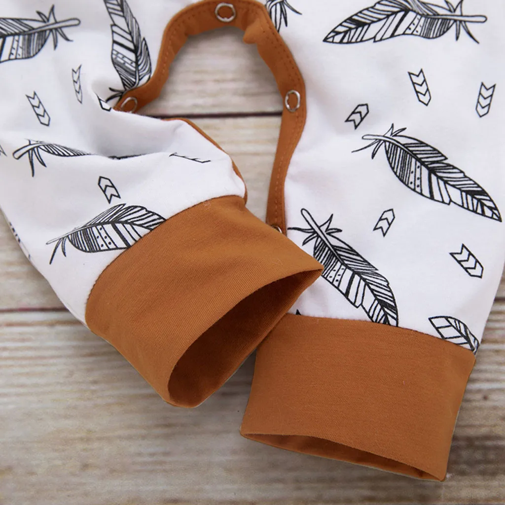 Детский комбинезон для девочек и мальчиков с капюшоном длинными рукавами