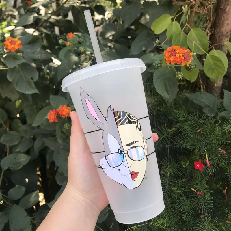 20oz плохой кролик многоразовые Venti разработать индивидуальный дизайн чашки