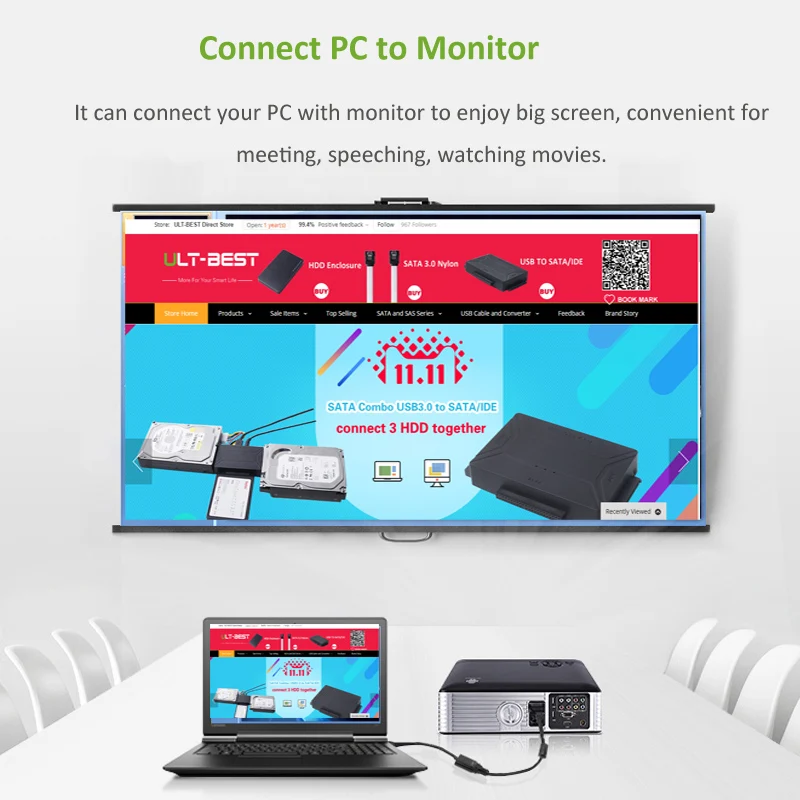 HDMI в VGA конвертер Кабель адаптер цифро аналоговый видео аудио кабель для Xbox 360 PS3 PS4