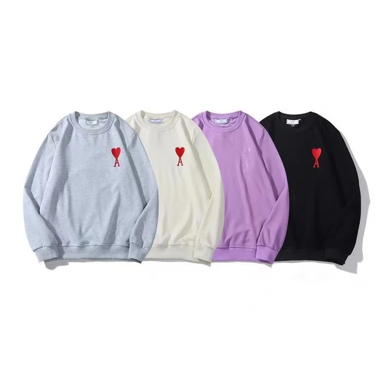 

Толстовки с капюшоном AMI Outono 2021, толстовка с капюшоном для мужчин, модная толстовка с капюшоном высокого качества