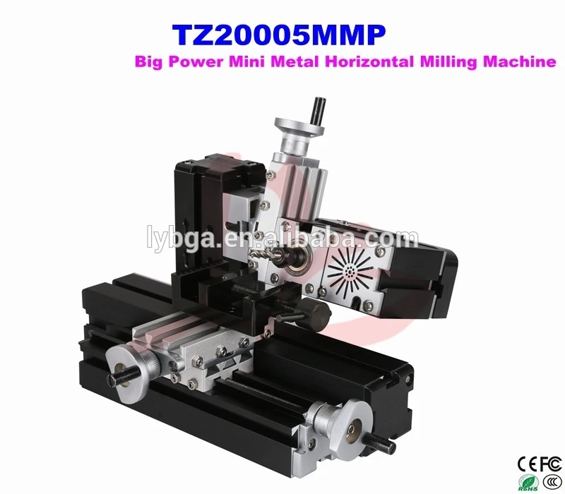 

Mini lathe machine for DIY Big Power Lathe TZ20005MMP Mini Metal Horizontal Milling Machine .