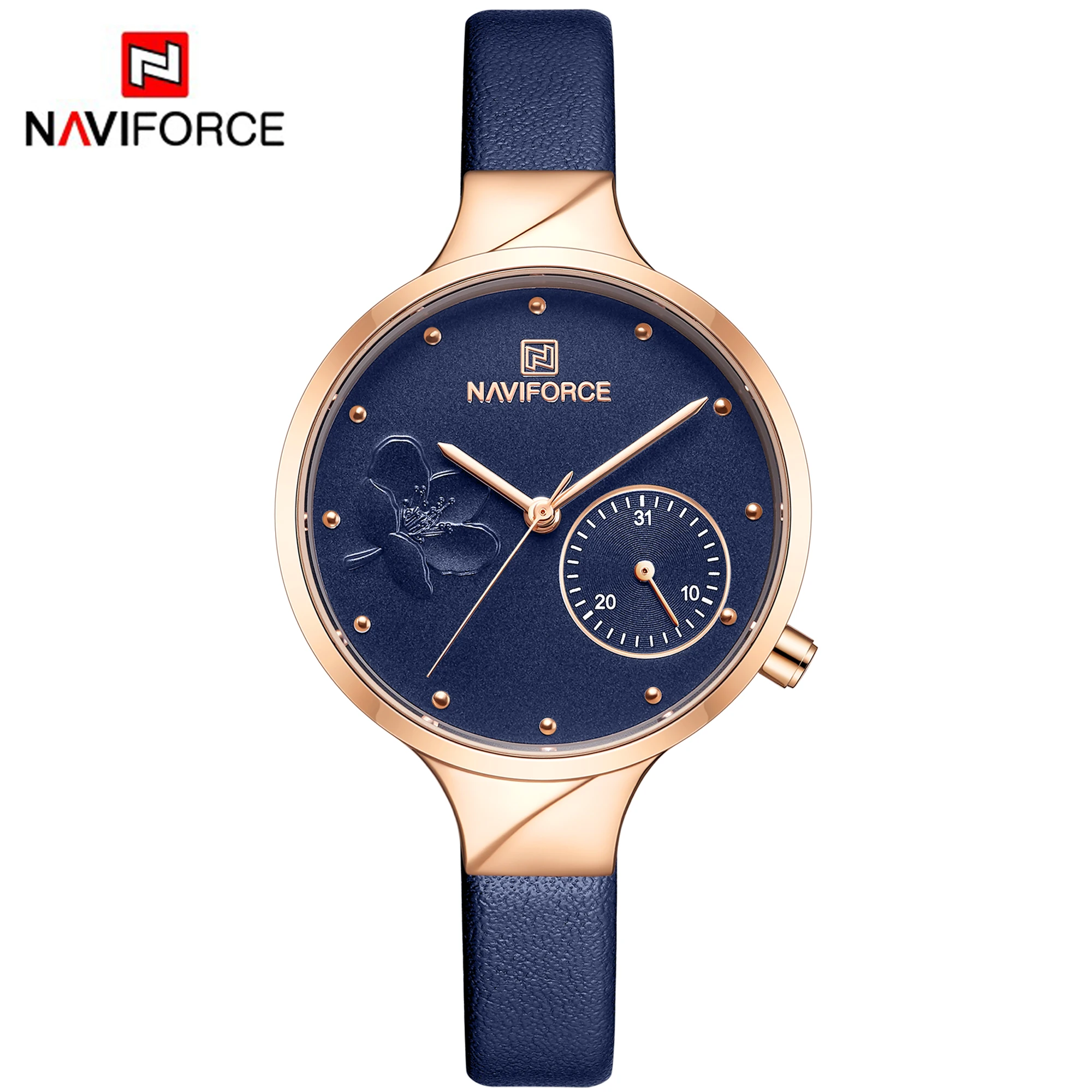 Часы наручные NAVIFORCE женские кварцевые брендовые Роскошные модные