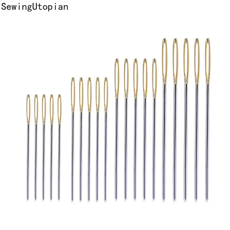 

200PCS Golden Tail Embroidery Fabric Cross Stitch Needles Size 22 To 28 Swing Kit Needlework Tool 32/34/37/40mm Sewing Needles