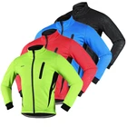 Мужская теплая велосипедная куртка, зимняя теплая флисовая велосипедная одежда, ветрозащитная Водонепроницаемая спортивная куртка, велосипедная майка для горного велосипеда