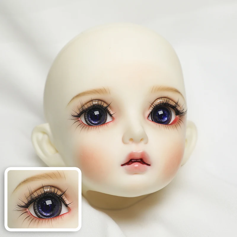 

Аксессуары для шарнирных кукол Глазные яблоки подходят для 1-3 1-4 1-6 размеров 14 мм 16 мм черные и синие блестящие аксессуары для кукол