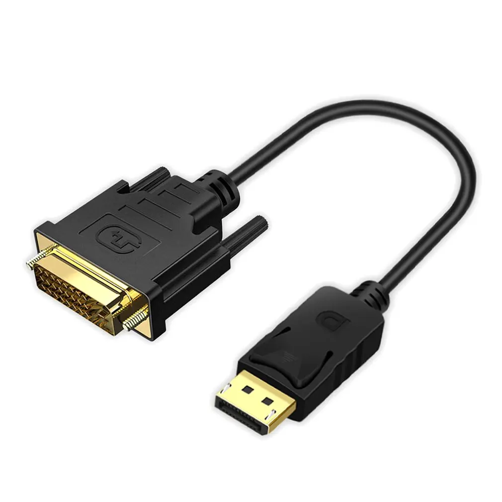 Профессиональный кабель преобразователя DP-DVI высококачественный штыревой