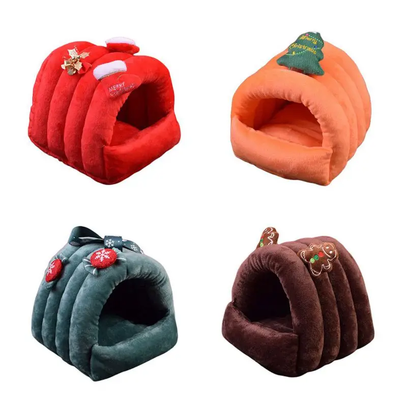 Креативная клетка для домашних животных зимняя теплая хлопковая маленькая