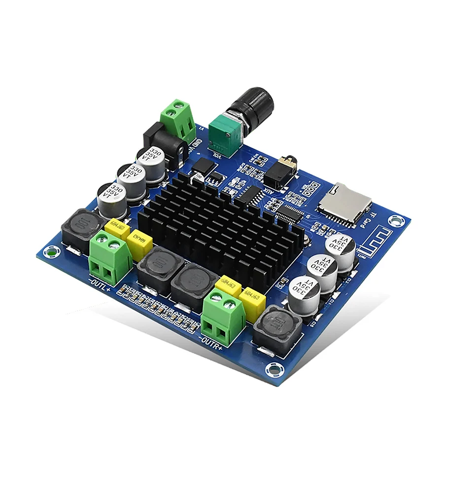 AIYIMA TPA3116 Bluetooth усилитель аудио Плата 2x100 Вт стерео цифровой усилитель мощности Поддержка TF карты AUX домашний кинотеатр DIY