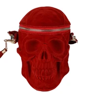 3d skull bags purse gothic crossbody bag for women handbags shoulder bag fashion giris stylish rock punk party cosmetic bag