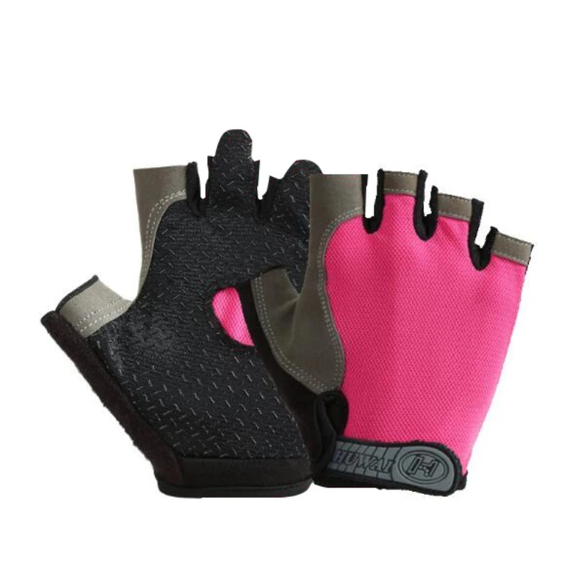 

Female Professional Gym Fitness Breathable Anti-Slip Women Men Half Finger Summer Fishing Cycling Fingerless Gloves Bike Bicycle