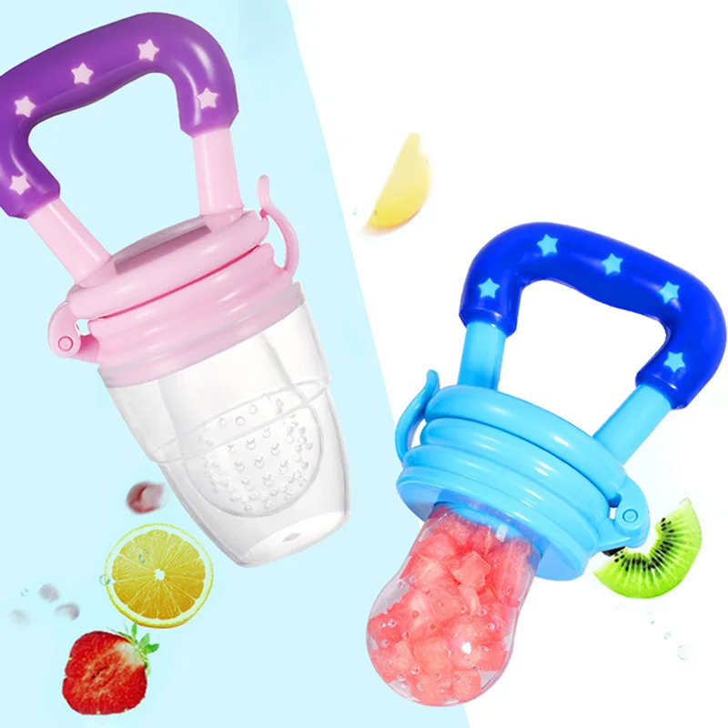 

1Pcs Fresh Food Feeder Baby Nipple Feeding Safety Fresh Fruit Feeder Baby Pacifer Feeder for Infant Supplies