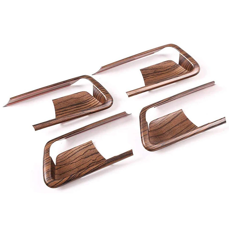 Интерьер АБС системы автомобиля Дверная ручка Накладка аксессуары под дерево