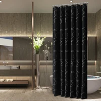 shower curtain black and white waltz pattern hotel waterproof hanging cloth printing curtains for bathroom 3jl521 jarlhome