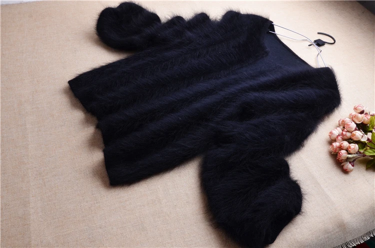 Повседневная искусственная норковая касса вязаный мягкий теплый зимний
