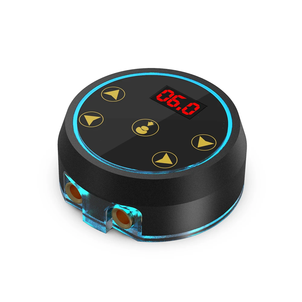 

Tattoo Machine Mini Power Supply With Power Adaptor Led Touchpad Tattoo Supplies LCD Display Touch Buttons Adjust Voltage