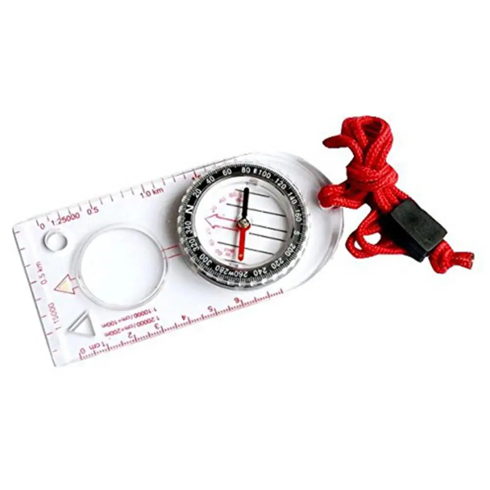 

Multifunctional Outdoor Hiking Navigator Compass with Map Scale Magnifying Glass outdoor fine Multifunction camping