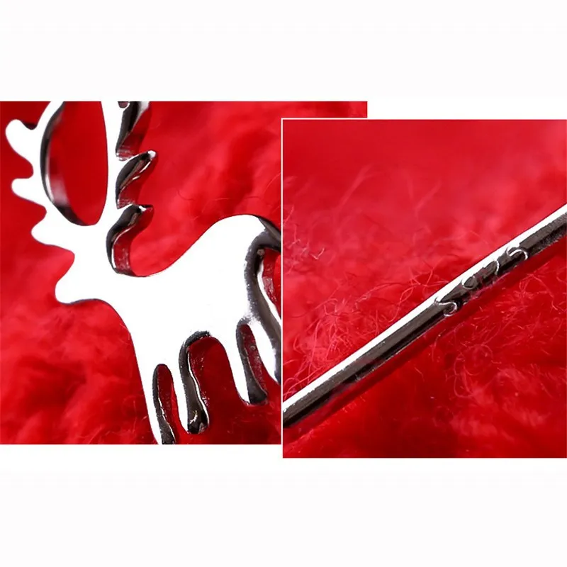 

Xmas Jewelry Fashion Gift SilverCOLOR Christmas Elk Women Earrings Ear Stud