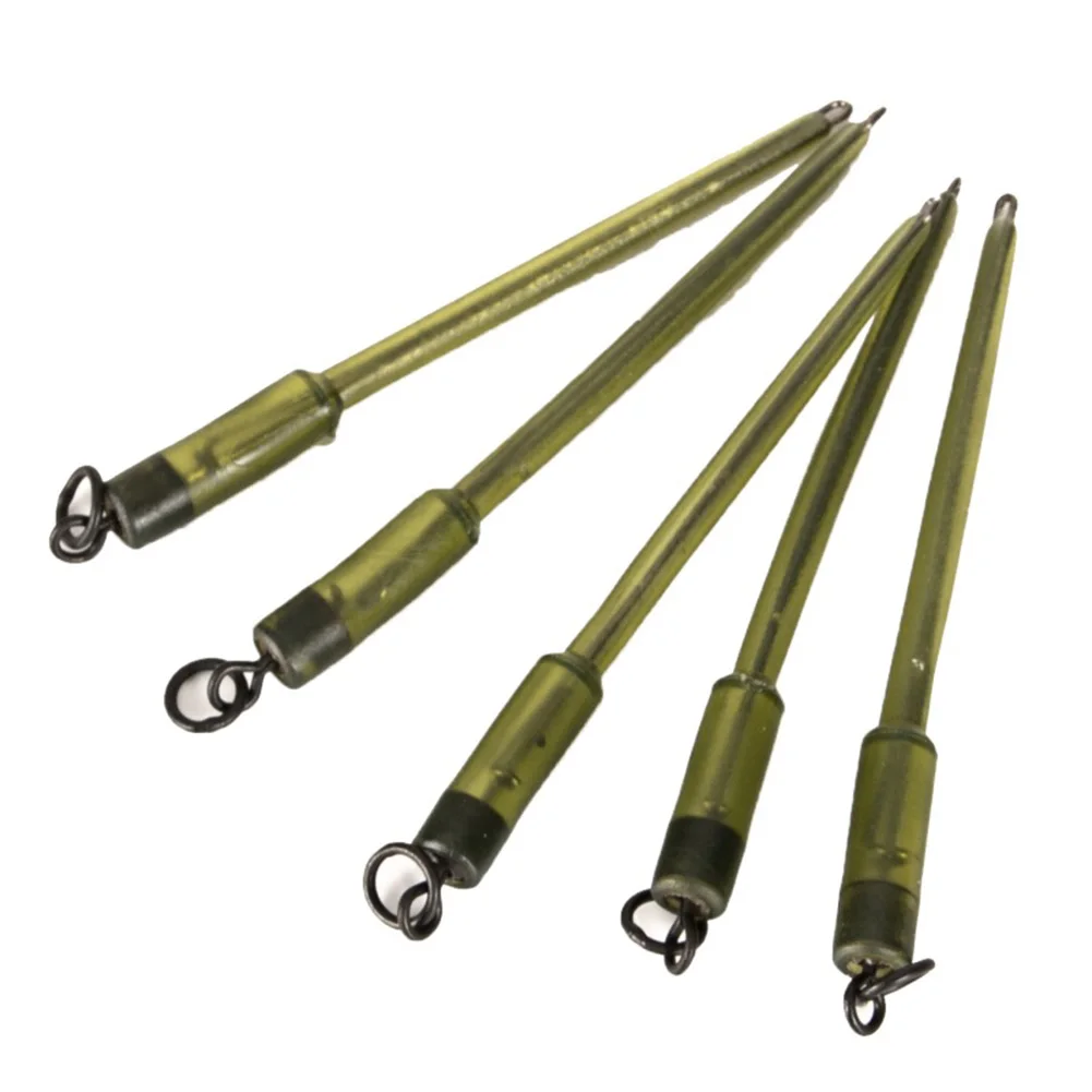 

5pcs Bag Stems Tails Sleeves Carp Fishing Tackle Coarse ABS+alloy Copper Lead Insert End Terminal Tackle Mash Solid Bags Stem