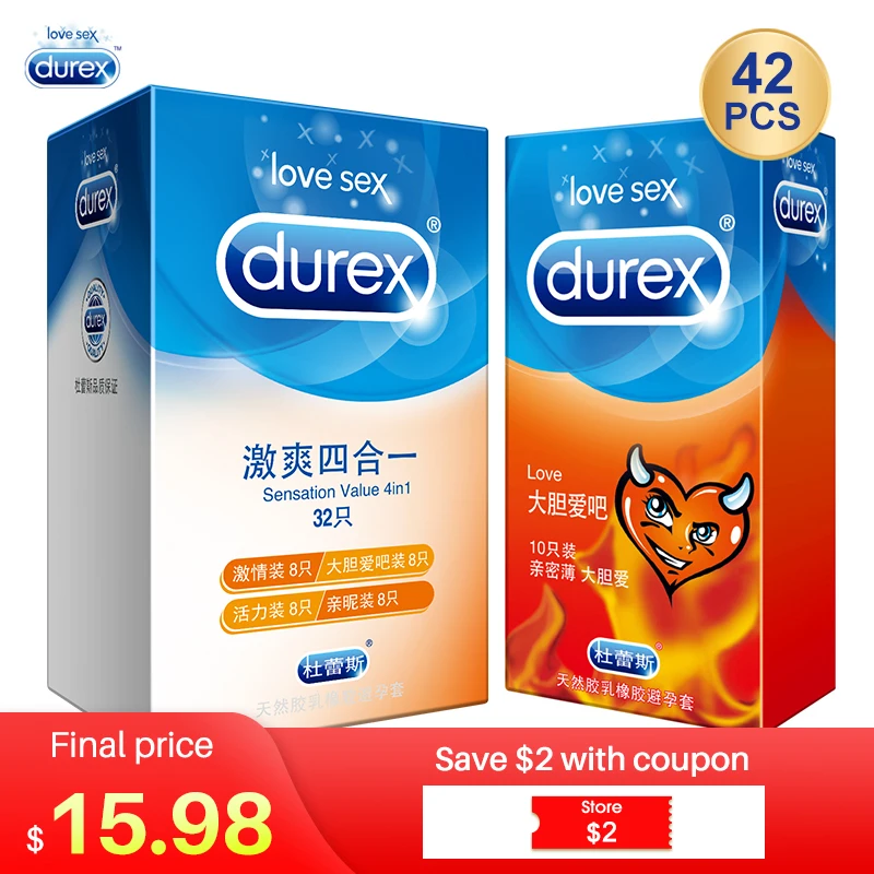 Презервативов Durex 4 типов Ультратонкий презерватив конфиденциальности секс