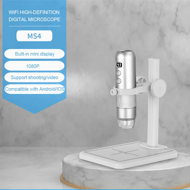 1000X HD 1080P WiFi видеомикроскоп электронный цифровой беспроводной МИКРОСКОП