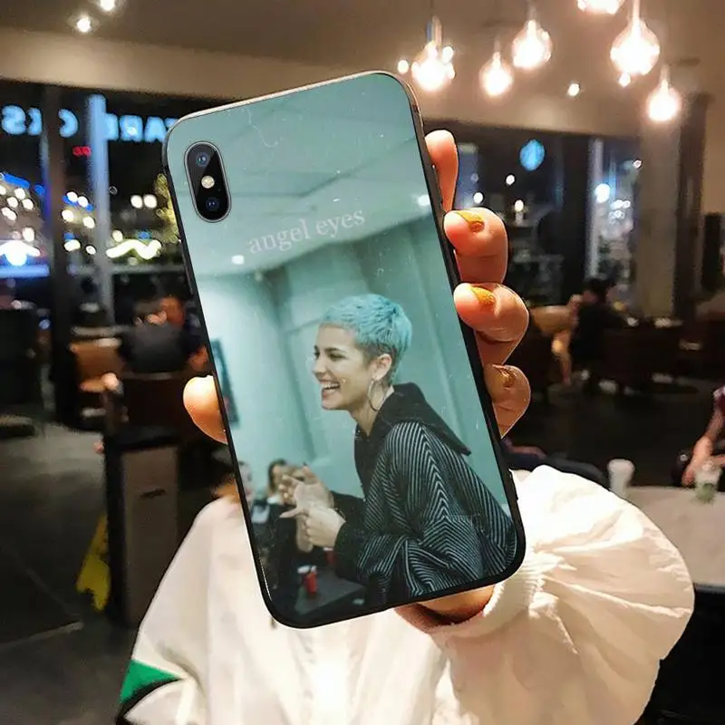 

Halsey American female singer Phone Case for iPhone 11 12 mini pro XS MAX 8 7 6 6S Plus X 5S SE 2020 XR shell