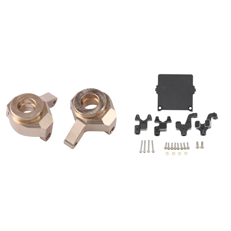 

Front Steering Cup Steering Knuckle Upgrade Parts with Front & Rear Adjustable Shock Damper Towers Mount Upgrade Parts